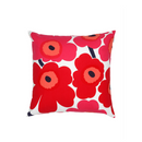 Pieni Unikko Polsterbezug 50x50 Weiss/Rot