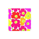 Mini Unikko Papierservietten 33x33cm Pink/Gelb/Orange