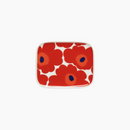 Unikko Teller 15x12 Weiss/Rot